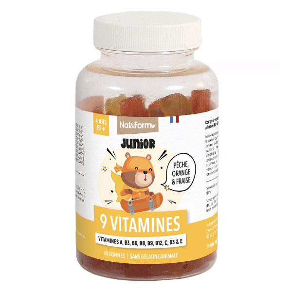 Junior 9 Vitamines 60 gommes