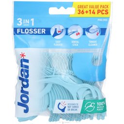Jordan Flosser 3-en-1 Fil Dentaire