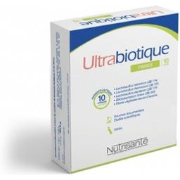 Nutrisanté Microbiote Ultrabiotique Fibres 10 sticks