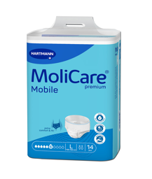 Molicare Mobile 6 gouttes Large - 4 paquets de 14 protections