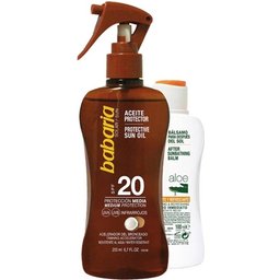 Pack Huile de noix de coco SPF20+ + Aloe Vera Après Soleil