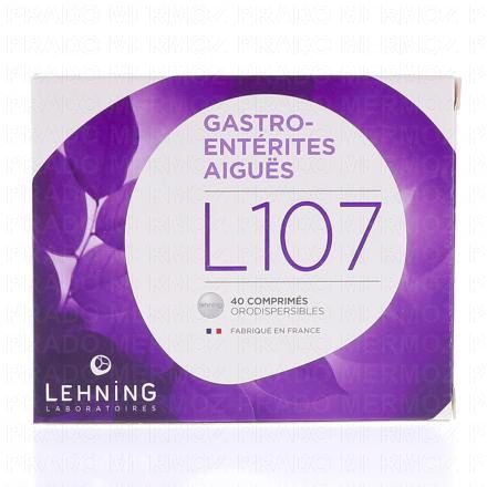 L107 Gastro-entérites aiguës x40 comprimés orodispersibles