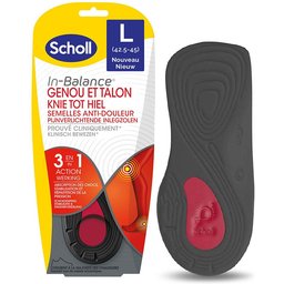 Scholl® Expert Support™ Semelle Anti-Douleur Genou & Talon Taille 3