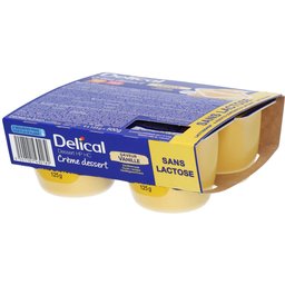 Crème dessert sans lactose Vanille