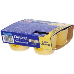 Crème dessert sans lactose Vanille