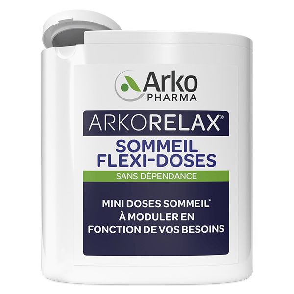 Arkorelax Sommeil Flexi-Doses Mélatonine & Coquelicot 60 comprimés