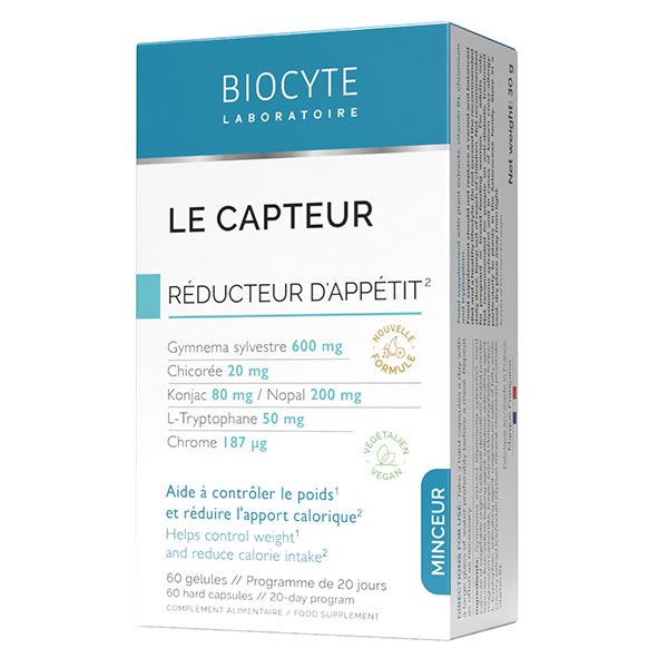 Le Capteur Minceur Réducteur d'appétit 60 gélules