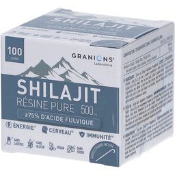 Granions Shilajit pur en résine - 500mg