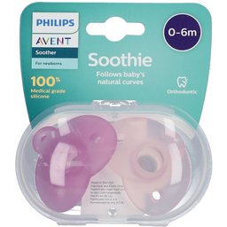 Avent Sucette Soothie Girl 0 Mois et +