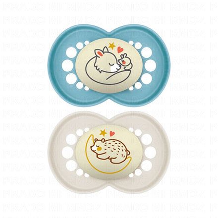 2 Sucettes Original Nuit +18 Mois Ref 40
