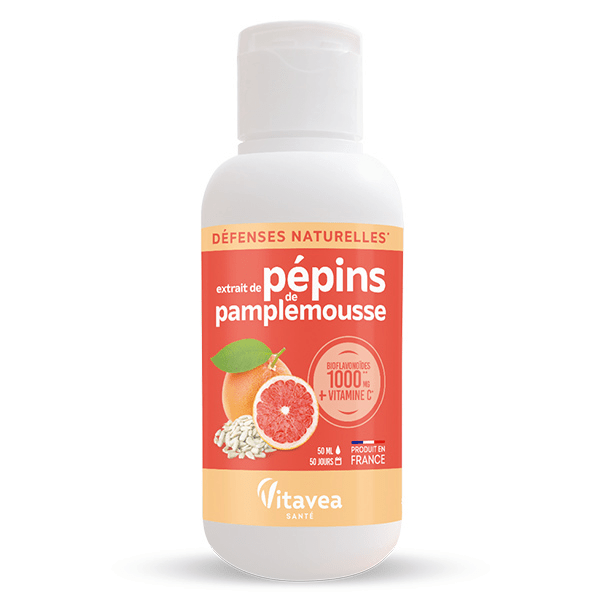 Extrait de Pépins de Pamplemousse & Vitamine C Défenses Naturelles 50ml