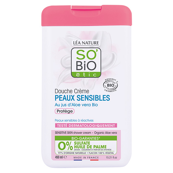So'Bio Étic Douche Crème au Jus d'Aloe Vera Bio 450ml