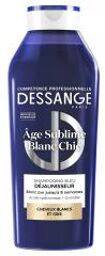 Âge Sublime Blanc Chic Shampoing Bleu Déjaunisseur Cheveux Blancs et Gris 280 ml - Flacon