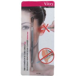 Tire-Comédons & Cure-Oreille Inox Double