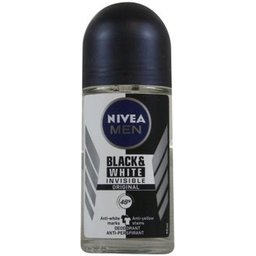 Men Black & White Desodorizante Roll-On 50ml
