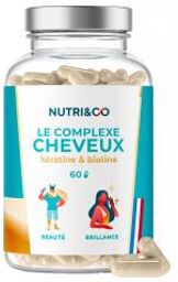 Nutri&Co; Le Complexe Cheveux 60 Gélules - Pot 60 gélules