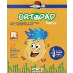 Happy Regular - Pansement orthoptique adhésif et occlusif, décoré  - bt 20