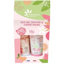 Duo Gel Douche et Crème Mains Rose