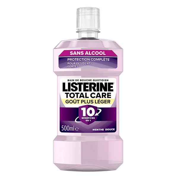 Bain de Bouche Total Care 10en1 Gout Plus léger 500ml