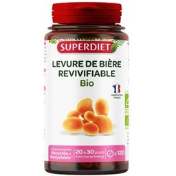 Levure de Bière Revivifiable Bio 120 Comprimés