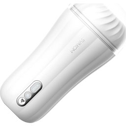 Robin Powerful Vibrating Masturbator White 1ut