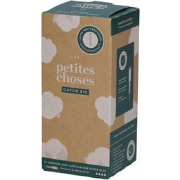 LES Petites Choses Tampons en coton bio avec applicateur Super Plus