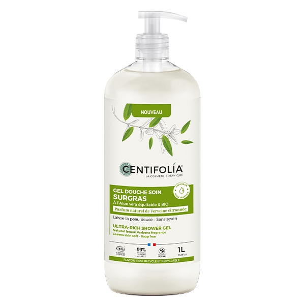 Gel Douche Surgras Verveine Citronnée Bio 1L