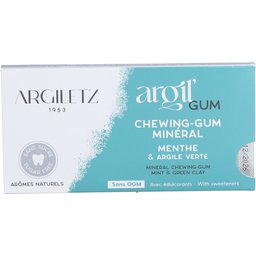 Chewing-gum à l’argile verte arôme menthe