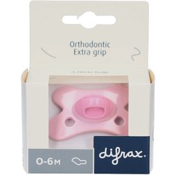 Diffrax Sucette Dental 0-6 mois Gems - Rose Quartz