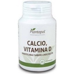 Calcium, Vitamine D à croquer Saveur Chocolat 60 Compr
