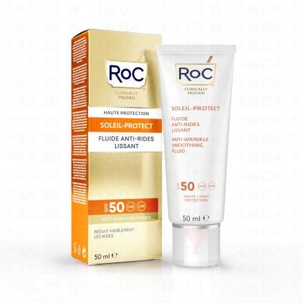 Soleil Protect - Fuide anti-rides lissant tube 50ml SPF50+