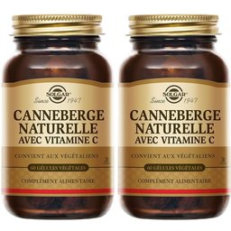 Solgar Cranberry Canneberge Naturelle 400 mg - Genito-Urinaire - Défenses Immunitaires - 60 gélules végétales