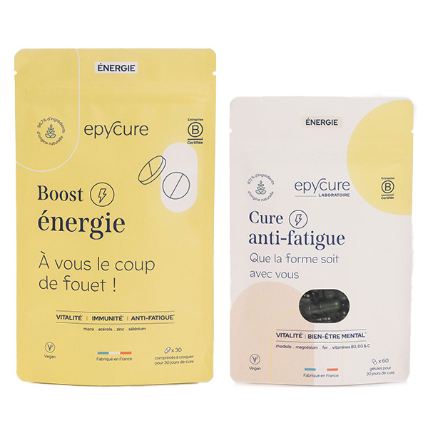 Pack Vitalité Action Durable et Rapide sur la Fatigue Mentale & Physique