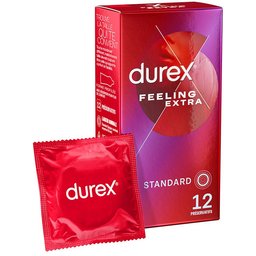 Préservatifs Feeling Extra - 12 Préservatifs Fins et Extra Lubrifiés