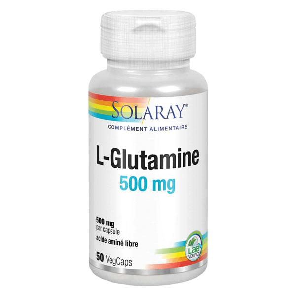 L- Glutamine 500mg 50 capsules végétales