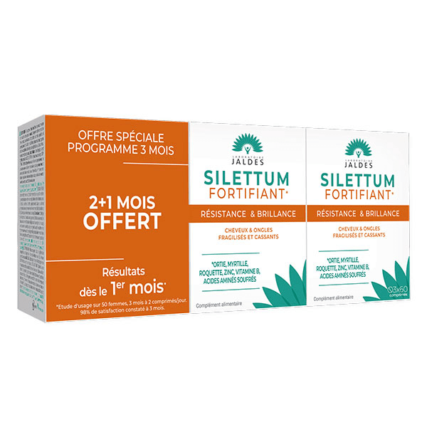Silettum Fortifiant cheveux comprimés  - Boite de 180 comprimés