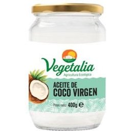 Huile végétale de noix de coco vierge Bio 400g