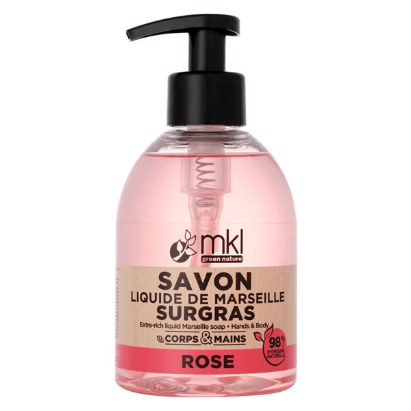 Savon Liquide de Marseille Surgras Rose 300ml