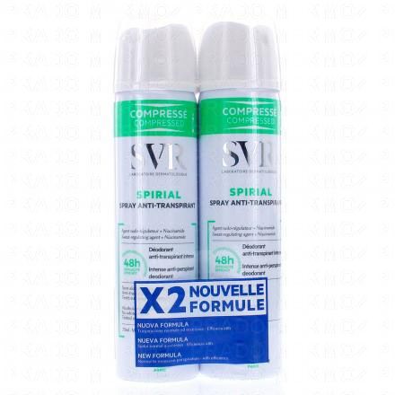 Spirial spray lot de 2 sprays x 75ml
