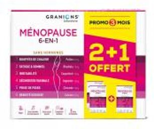 Ménopause 6en1 180 Comprimés Offre Spéciale - Boîte 180 comprimés sécables