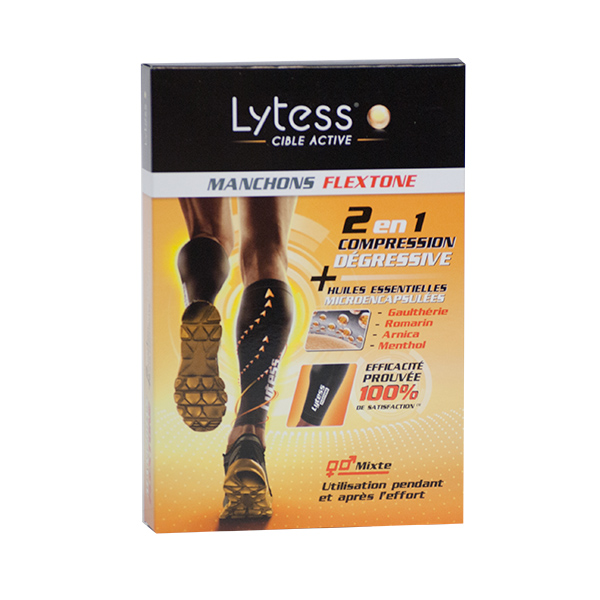 Manchons de Compression Mollets Noirs T2