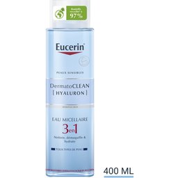DermatoCLEAN [Hyaluron] Eau Micellaire 3 en 1 Peau Sensible