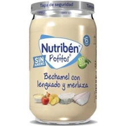 Petits Pots Béchamel avec Sole et Merlu 235 gr