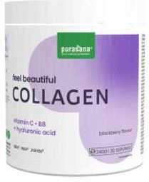 Feel Beautiful Poudre de Collagène Avec Acide Hyaluronique - Mûre 240 g - Pot 240 g