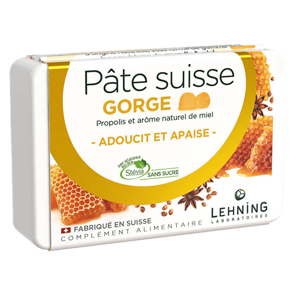 O.R.L Pâte Suisse Propolis et Miel 40 gommes