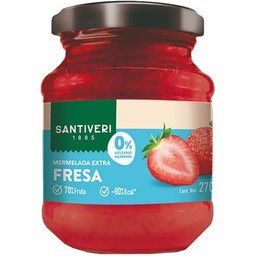 Confiture Fraise 0% Sucres Vegan 270g