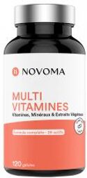 Multivitamines Vitamines Minéraux & Extraits Végétaux 120 Gélules - Pot 120 Gélules