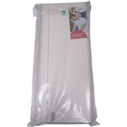Suisse Taie d'oreiller Coussin pour la nuque 70 x 9 cm, blanc