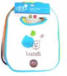 Bavoirs 7 Jours - Sachet 7 bavoirs