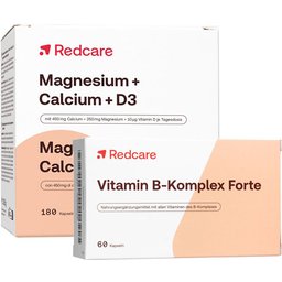 Redcare Magnésium + Calcium + D3 + Vitamine B-Complexe Forte